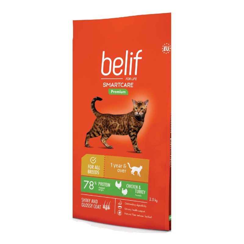 Belif Cat Adult Chicken & Turkey Dry Cat Food