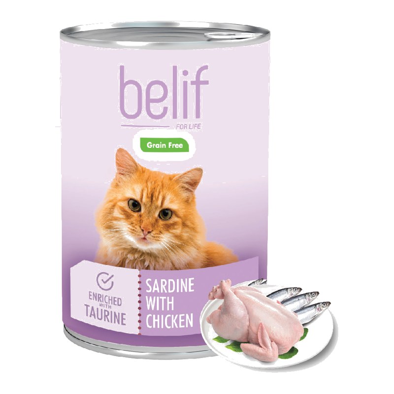 Belif Grain Free Sardine with Chicken Cat Food