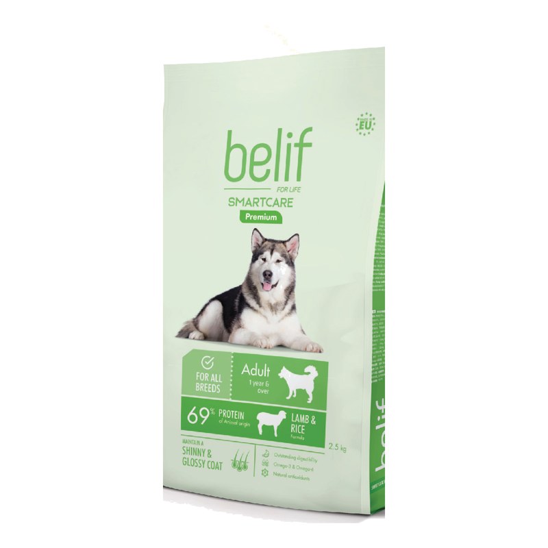 Belif Smartcare Adult Lamb & Rice Dry Dog Food