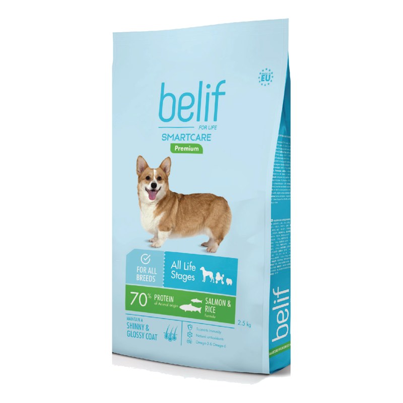 Belif Smartcare All Life Stages Salmon & Rice Dry Dog Food