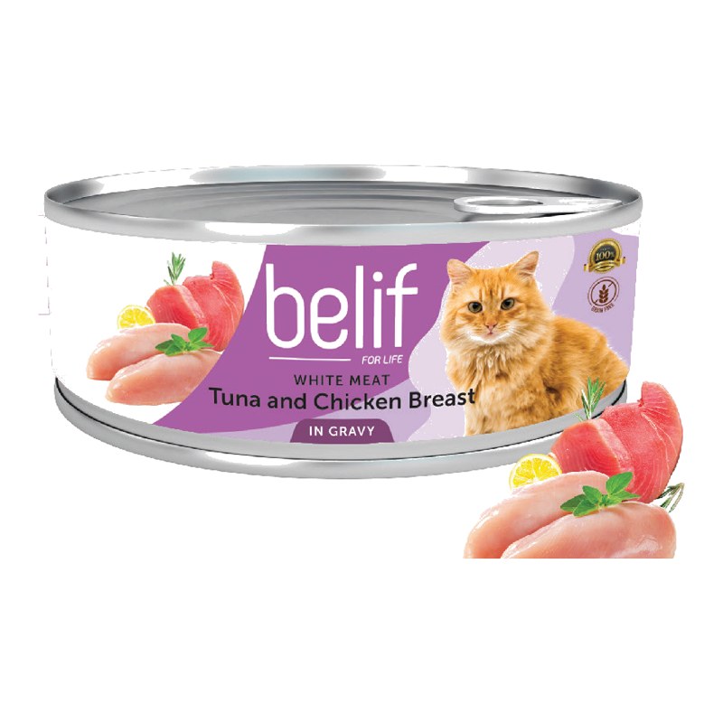 Belif Tuna & Chicken Breast Wet Cat Food