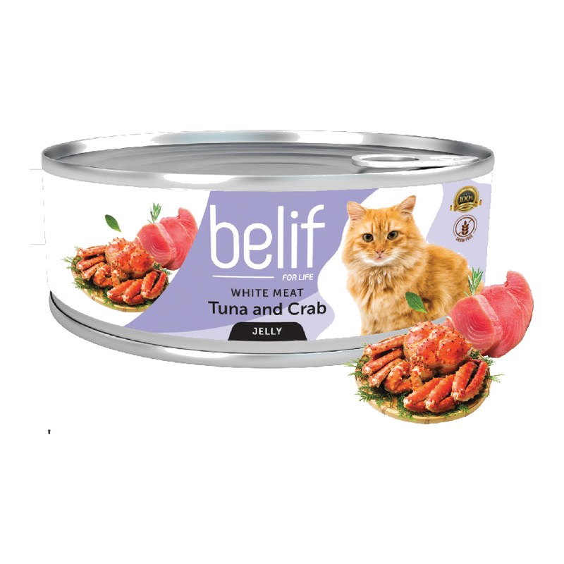 Belif Tuna & Crab in Jelly Wet Cat Food