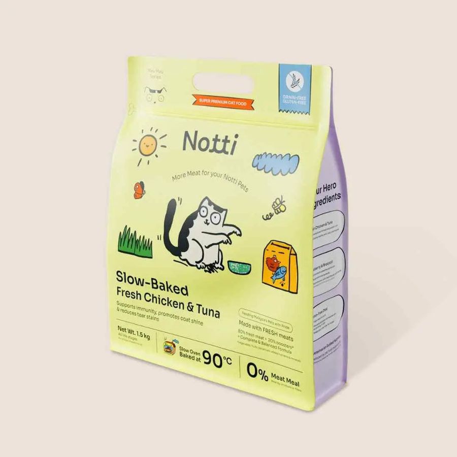 Notti Cat Slow-Baked Fresh Chicken & Tuna