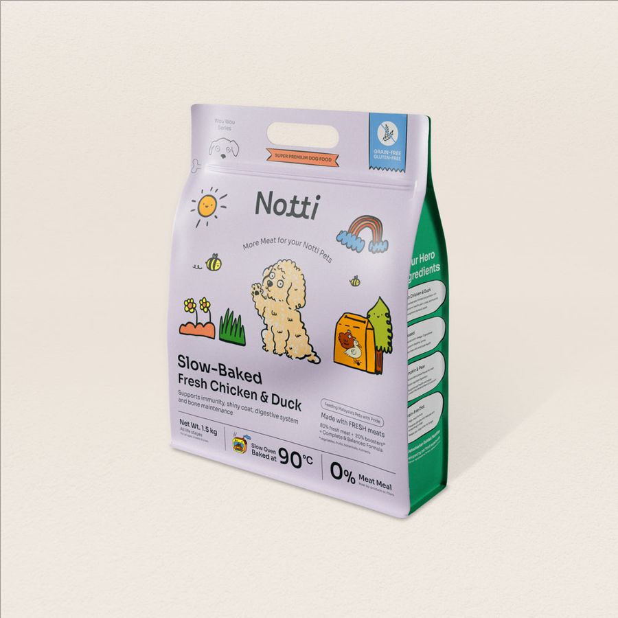 Notti Dog Slow-Baked Fresh Chicken & Duck