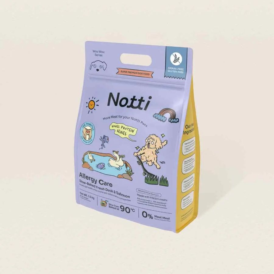 Notti Dog Slow-Baked Fresh Duck & Salmon Allergy Care
