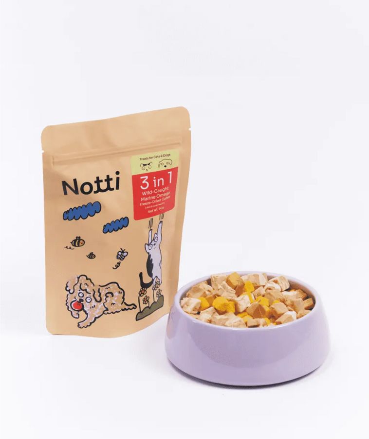 Notti Freeze-Dried Cubes Wild Caught Marine Omega 3-in-1