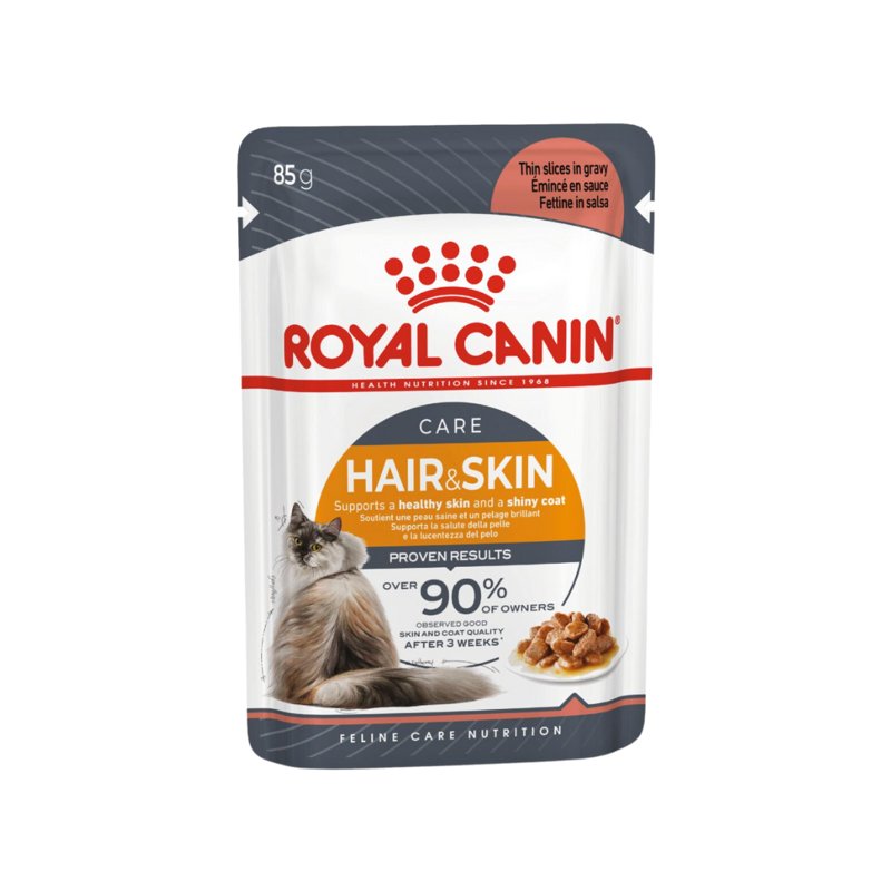 Royal Canin Hair & Skin Care Wet Food Pouch (Cat)