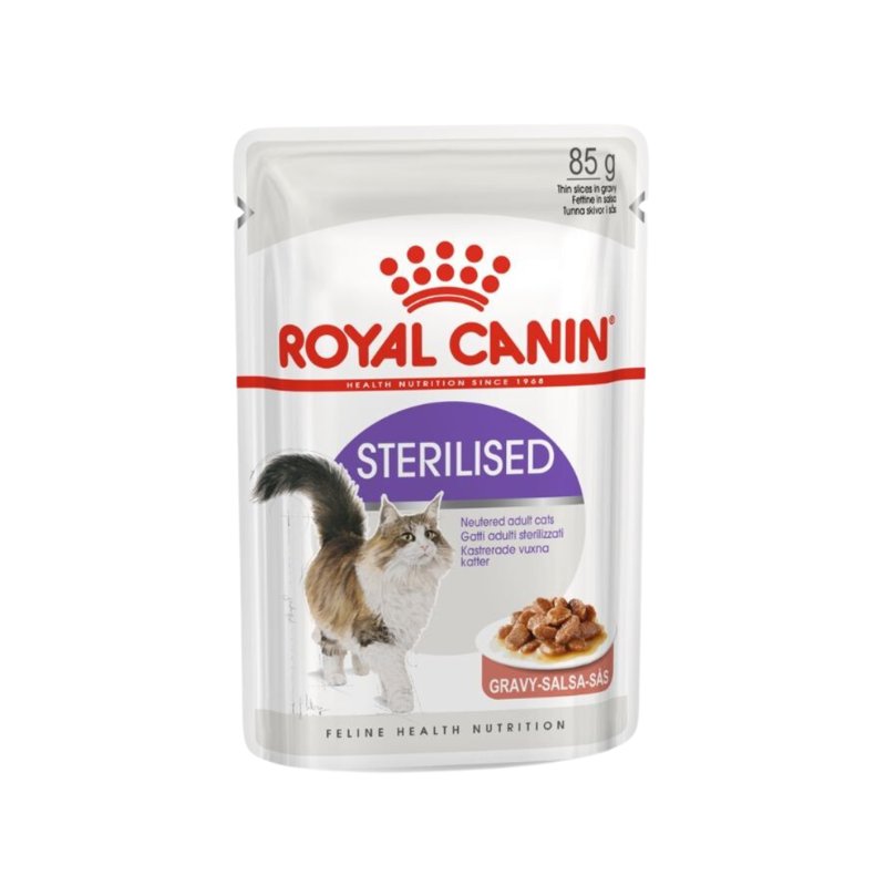 Royal Canin Sterilised Wet Food Pouch (Cat)